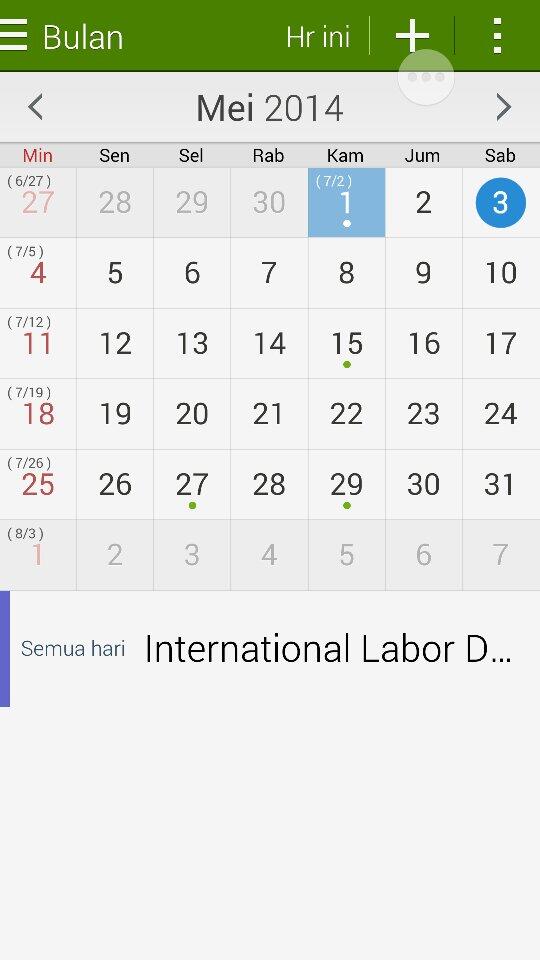 H. Adi Gunawan on Twitter: "Kalender di S Planner ada hari libur