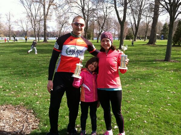 LeBeauMike's tweet photo. Team Le Beau scores the overall victory in the relay at Neenah duathlon. @BigRingFlyers @GryphonVelo http://t.co/kyoC7UPeam