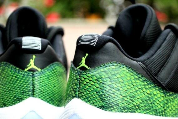 _MCA_14k's tweet photo. Congratulations @peepdagame for winning Air Jordan 11 Low - Green Snakeskin on @KicksOnFire app #FreeKicks http://t.co/ErGMHxrRoS