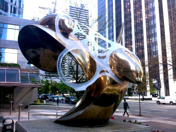 Vanessa Vine (@vanessa_vine) on Twitter photo Guerrilla sculpture stunt NOW in Vancouver.
#PlasticIsForever <a href="/atlantajcook/">Atlanta Cook</a> <a href="/BrendaPollack/">Brenda Pollack</a> #idlenomore <a href="/PPSProject/">PlasticPollution</a> Guerrilla sculpture stunt NOW in Vancouver.
#PlasticIsForever <a href="/atlantajcook/">Atlanta Cook</a> <a href="/BrendaPollack/">Brenda Pollack</a> #idlenomore <a href="/PPSProject/">PlasticPollution</a>