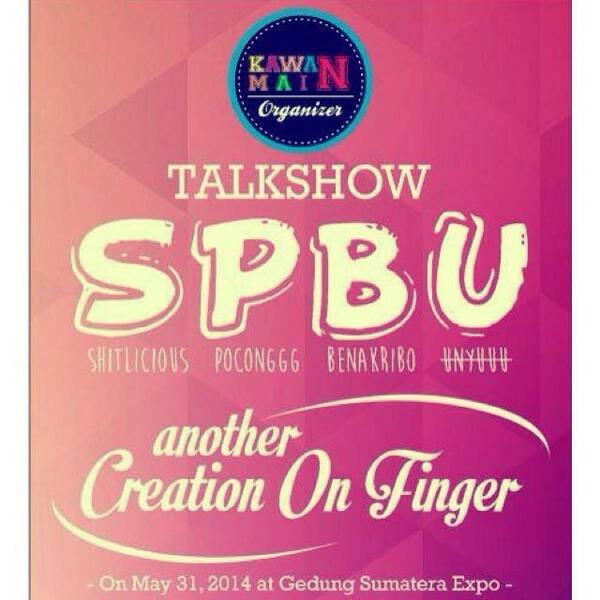 Kawanmain_Batam's tweet photo. Anyway, terimakasih bnyk kami ucapkan kpd yg telah membeli tiket talkshow SPBU tgl 31 may nanti. C U there, guysss! 😘 http://t.co/rpIOD90tTg