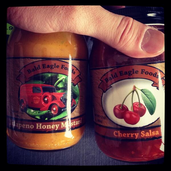 Found these two gems yesterday....  #CherrySalsa #JalapenoHoneyMustard