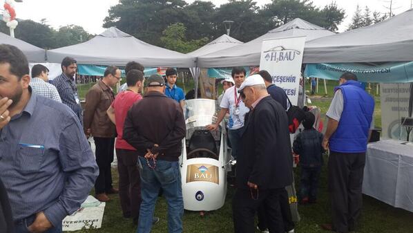 Bursa Bilim Şenliği'nin 2. Gününde de aracımıza yoğun ilgi devam ediyor.