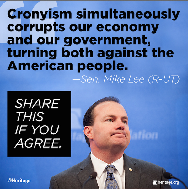 Heritage's tweet photo. .@SenMikeLee: http://t.co/tC2DZdRhZK