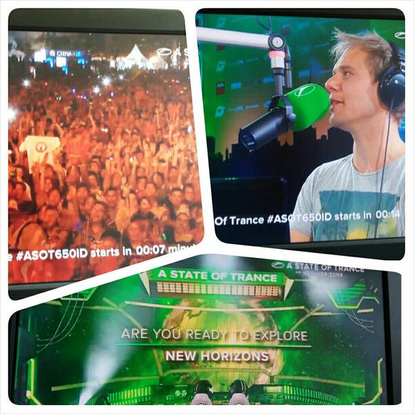 eleht's tweet image. #ASOT650ID-päivä.