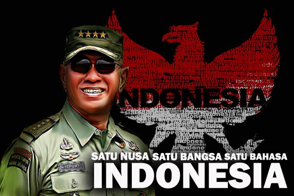 JENDRALRAKYAT's tweet photo. Yg bisa membawa Indonesia meraih kemajuan, hny bangsa Indonesia sendiri - Ryamizard Ryacudu #RyamizardForIndonesia http://t.co/gjclzjlnuj