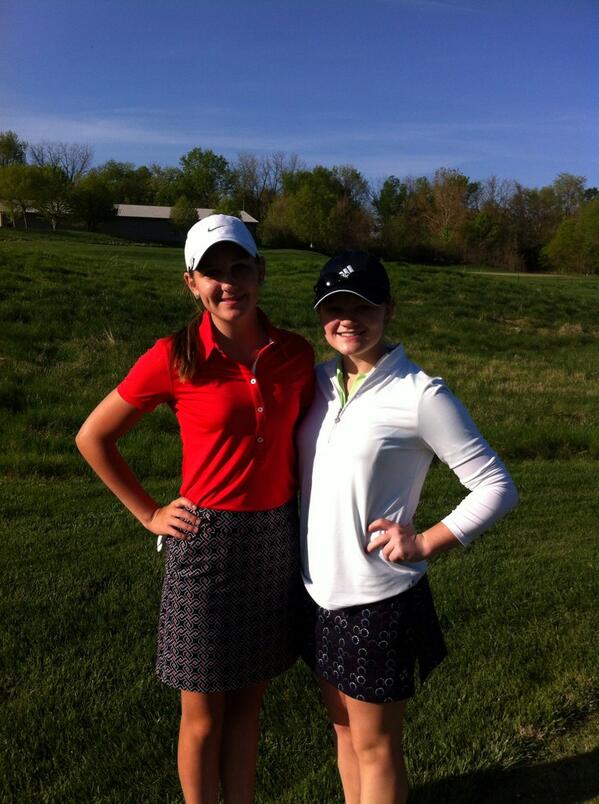 centlinksgolf's tweet photo. Second group prepares to tee-off with @jeantyrrellgolf (No. 2) and @CarolineKlemp (No. 7) #MetroMatchPlay #kcga http://t.co/Wl3qBdOFAe