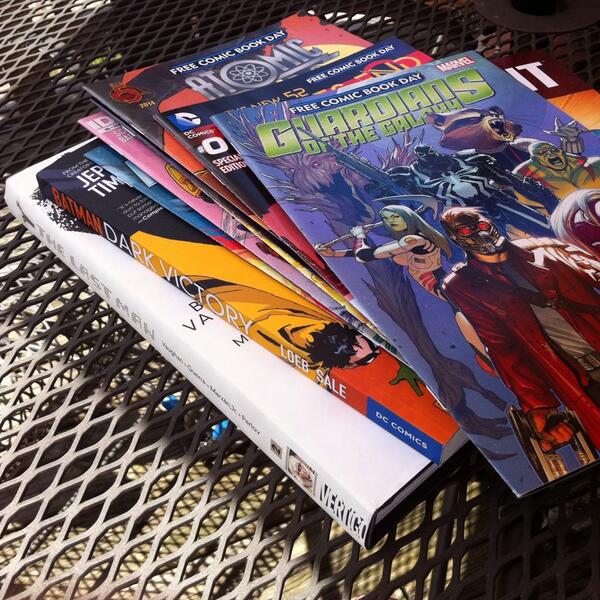 Thanks <a href="/VelocityComics/">Velocity Comics</a> for hosting #FreeComicBookDay, the day where I always end up buying a lot more books.