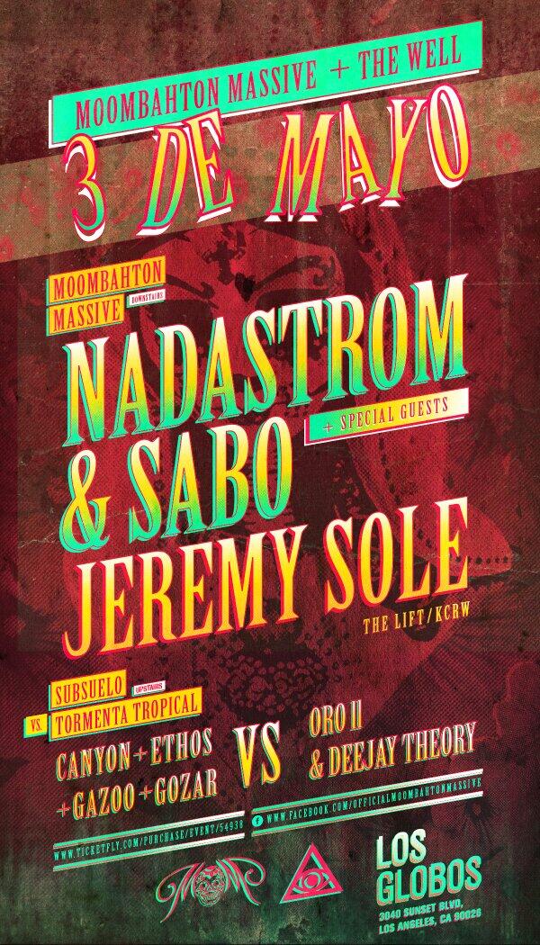 Gazoo Olmedo ガズ-オルメド (@djgazoo) on Twitter photo Join us tonight for <a href="/MoombahtonMassv/">Moombahton Massive</a> !!!
<a href="/JeremySole/">Jeremy Sole</a> <a href="/djsabonyc/">Sabo</a> <a href="/NADASTROM/">NADASTROM</a> <a href="/SubsueloCrew/">Subsuelo</a> <a href="/ORO11/">ORO11</a> #tormentatropical Join us tonight for <a href="/MoombahtonMassv/">Moombahton Massive</a> !!!
<a href="/JeremySole/">Jeremy Sole</a> <a href="/djsabonyc/">Sabo</a> <a href="/NADASTROM/">NADASTROM</a> <a href="/SubsueloCrew/">Subsuelo</a> <a href="/ORO11/">ORO11</a> #tormentatropical
