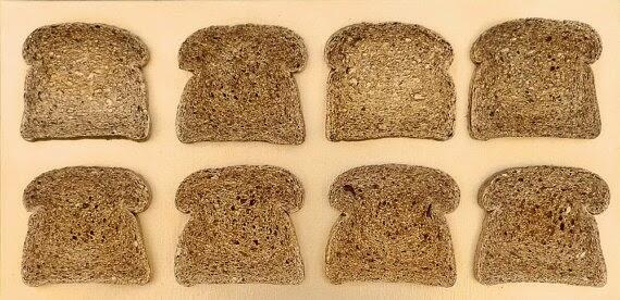 8 Slices of Spray Painted Gold Toast $145.00 #etsy #art <a href="/justinbieber/">Justin Bieber</a> 
shitonetsy.com/2014/04/8-slic…