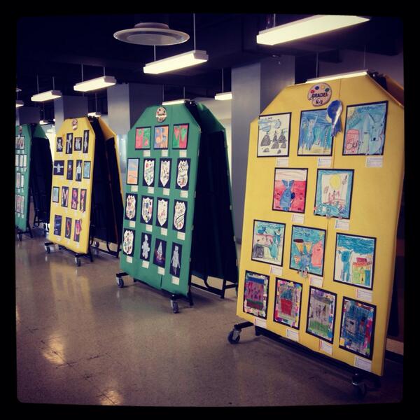 Smith_ics_ART's tweet photo. All set up and waiting for fabulous viewers to arrive, a long and exciting year of Miss Smith's art class #aprep http://t.co/erpFYoeKIA
