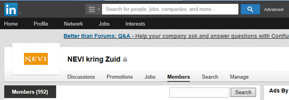 NEVIKringZuid's tweet photo. Onze NEVI Kring Zuid LinkedIn group heeft BIJNA 1000 leden bereikt! Wie wordt lidnummer 1000? http://t.co/EQBl6dEawf