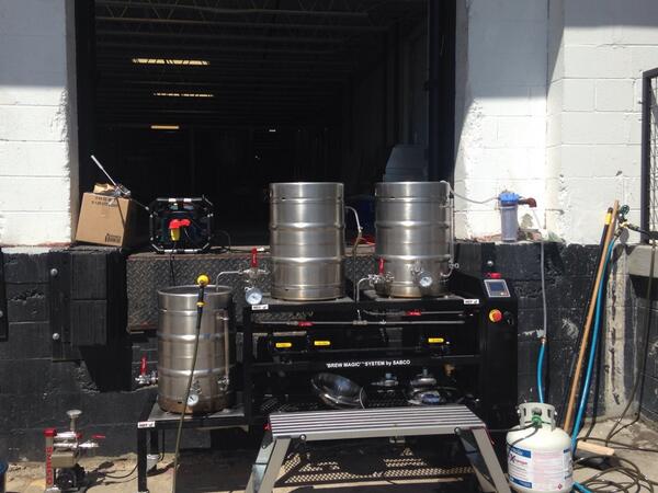 GHBrewingCo's tweet photo. All set up and ready to roll outside @TNTapRoom http://t.co/CFynF1q6GL
