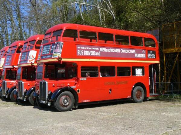 TfL's tweet photo. Take a free ride on a vintage bus at Catford Bus Garage’s open day next Saturday. It's 100 years old this year #YOTB http://t.co/FUbs7WxrZq