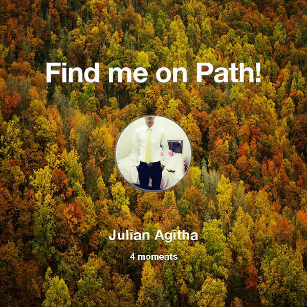 mvolinns's tweet photo. Find me on #Path now! Go to: http://t.co/qxEo4GTuf2! #thepersonalnetwork http://t.co/M89qayrdkh