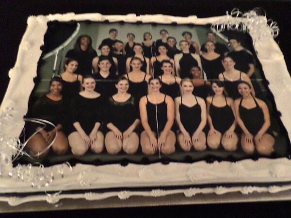 jeffdancers's tweet photo. Look at the fabulous cake from last night's VIP reception! http://t.co/e4xiW48FoT