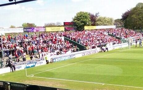 FBAwayDays's tweet image. Middlesbrough fans at Yeovil today. Early kick-off, 10 hour round trip and nothing to play for, great support. #mfc
