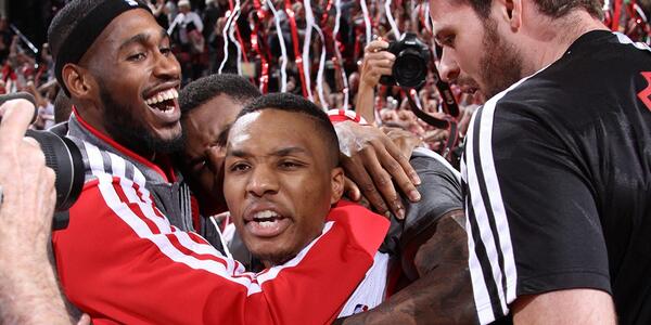 trailblazers's tweet photo. PHOTOS || http://t.co/bLZt0UMsd0

Get your #DameFace on, #RipCity http://t.co/UyJeZyZGaA