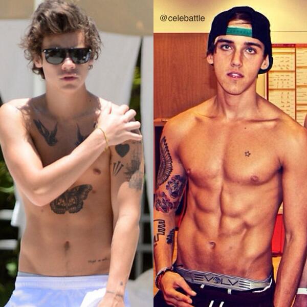 Celebattle's tweet photo. Harry Styles VS Beau Brooks

RT for Harry
FAV for Beau http://t.co/1SjakX11OV