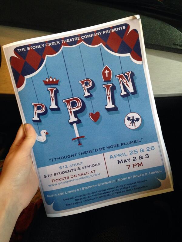 LexiMWalker's tweet photo. TONIGHT IS YOUR LAST CHANCE TO COME SEE PIPPIN!! http://t.co/4Yafmab9dy