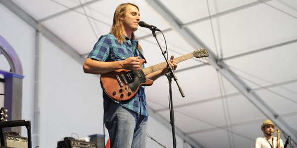 AXSTHEFEST's tweet photo. "You can take your time, but you can never stop." @ColinLakeMusic @jazzfest, great set, voice! #NOLA #axsthefest http://t.co/bhlSZ8KbQK