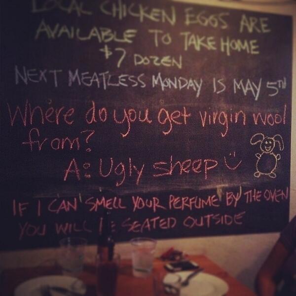 JoshiYoung's tweet image. #wegotjokes #sheephumor #secretrestaurant #bestfoodinpalmbeach