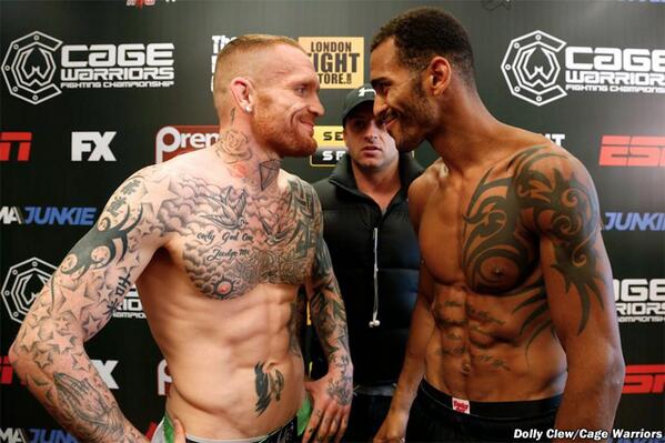 MMAJunkie's tweet photo. #CWFC68 prelims are in the books. Main card in 30 minutes. Broadcast info and results here: http://t.co/k5rvX7cEEp http://t.co/Ho2RuLkqea