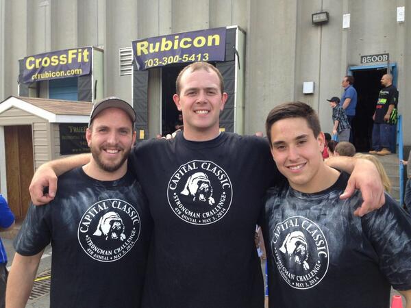 #Hoyas at Crossfit Rubicon including <a href="/IronHoyas/">Iron Hoyas</a> Dave Terry and #HoyasFB's Ryan McGreer and Charlie Dann