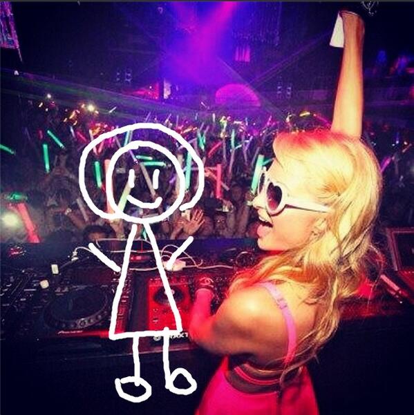 Paris Hilton SV tweet media