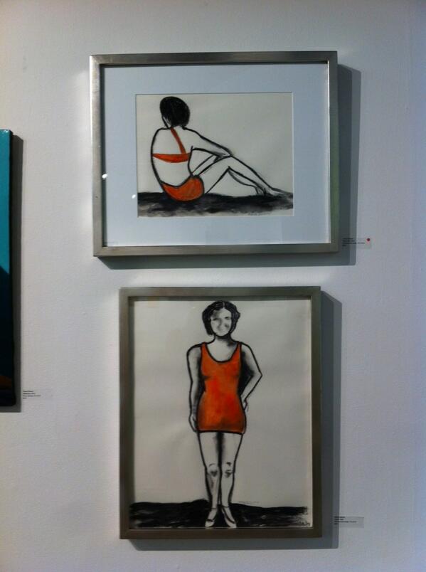 reduxartcenter's tweet photo. Two works by @KristenSolecki at #ReNude one is already sold! Come claim the other 6-9 @ 136 St. Philip St #chsarts http://t.co/UeZ9PDTMYo