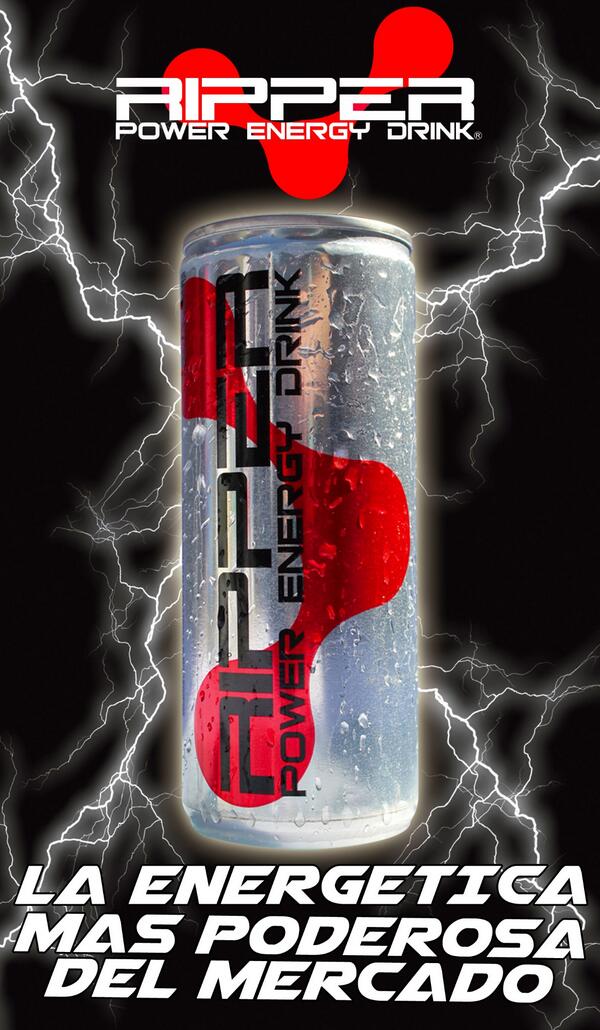 EnergyRipper's tweet image. Para muchos una energética más...para otros por fin una energética de verdad...Ripper Power Energy Drink