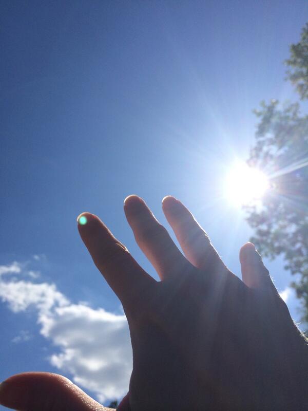 Rode with my hand up through the sunroof feeling the wind.  #smallmomentsmatter