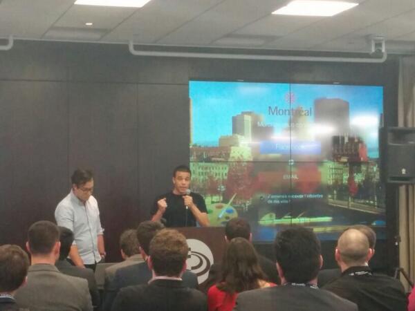MathieuHelain's tweet image. #POWmtl2014 @WeeTabCanada un pas de plus vers la ville connectée