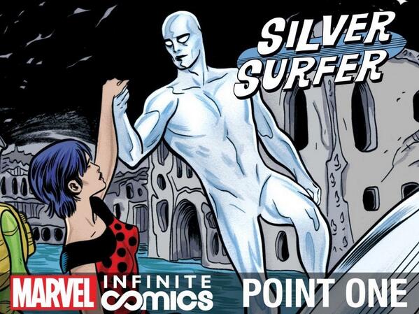HighbrowGeek's tweet image. #FCBD #FreeComicBookDay Silver Surfer Infinite #1 bit.ly/1nTO0xr #Marvel