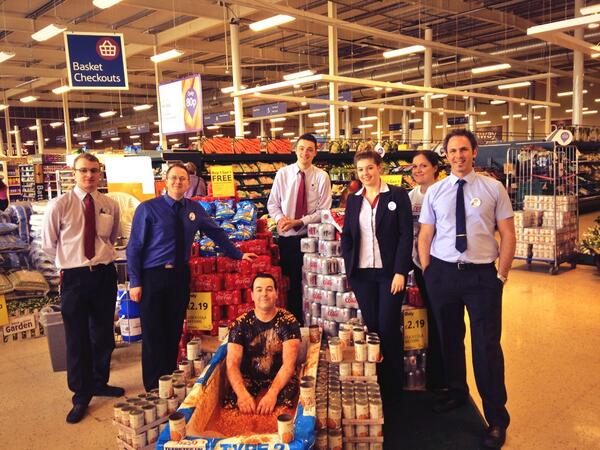 Well done to the managers raising money for Diabetes UK we easing £199.08 in one day! Great job guys! #SuperShepton