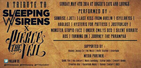 #aTributeToSWSxPTV hari ini! On stage jam 8.05 malem w/ <a href="/AOS_Official/">AOS</a>  <a href="/MSFOfficial/">MONSTER STUPID FACE</a> <a href="/JTP_official/">journeytheparampaa</a> <a href="/SunriseJKT/">Sunrise Official</a>