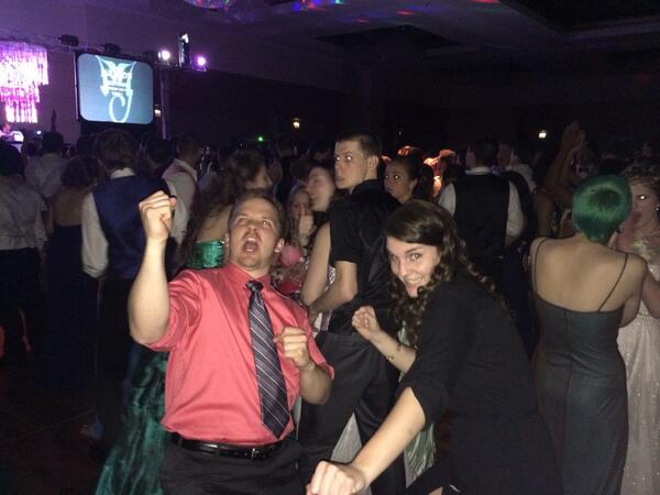 Killin it on the dance floor. #westillgotit #HHSProm2014 #yoloswag