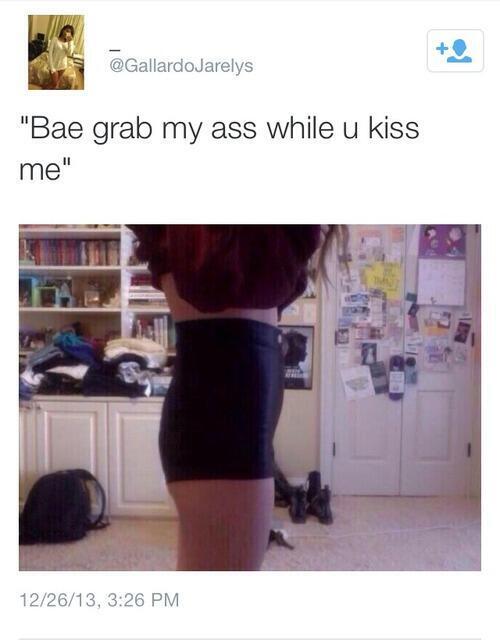 Which way is she facing?
