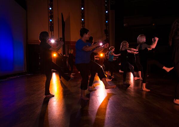 fredhutch's tweet photo. Colette Ulloa (far left) and members of “Pure Joy” troupe prep for Mo-dazz for the Arts’ 10th annual Dance for a Cure http://t.co/cvl4QHsUPE