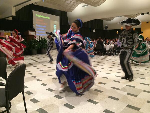 UWMLAC's tweet photo. Traditional Mexican Entertainment at  tonight's UWM Latino Graduation Banquet! http://t.co/7t4zxxJAyb