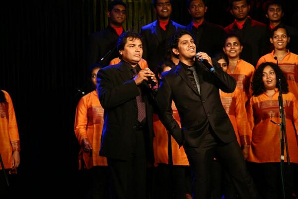 SheldonBangera's tweet photo. Amazing night with the Glorious Choir #Bangalore We sang #Nachoonga songs #choir style http://t.co/xhAZfL577j