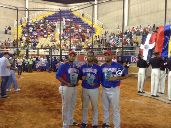 Ambioris Cleto Champion Bate, Manuel García Champion  pitcher de República Dominicana