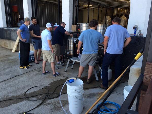 GHBrewingCo's tweet photo. Had a great time up at @TNBrewWorks today. Thanks for letting us come up and hang out! http://t.co/WcosVQEwaP