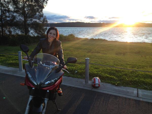 tortith's tweet image. Tested out my new ride loaded up with my favourite accessory on board @ahoang_ #yamaha