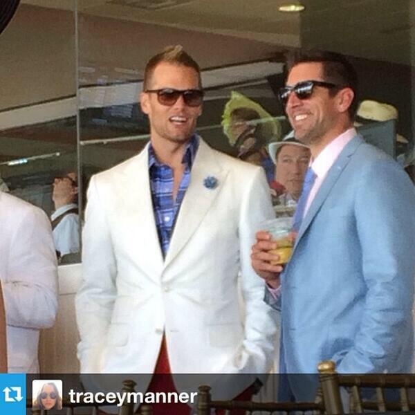 Adam Schefter on X: 'Tom Brady and Aaron Rodgers at the Kentucky Derby   / X