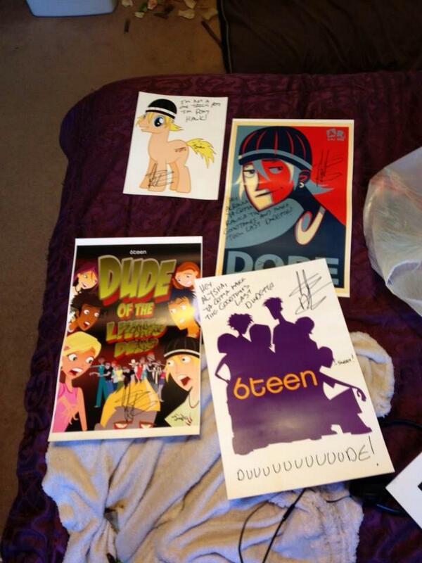 alysharapinchuk's tweet photo. Thank you so much for signing these! I put them all up on my wall (: @C_Potenza http://t.co/NOpOe3w9sN