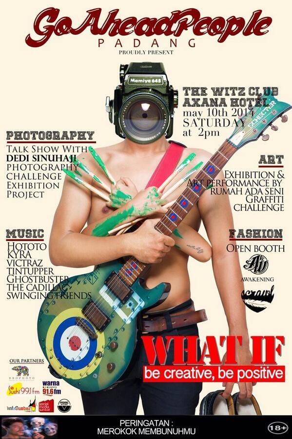 Siang gengs, udah tau kalau ada acara keren dari GO AHEAD PEOPLE ini? cek nih! #goaheadpeople #whatIF