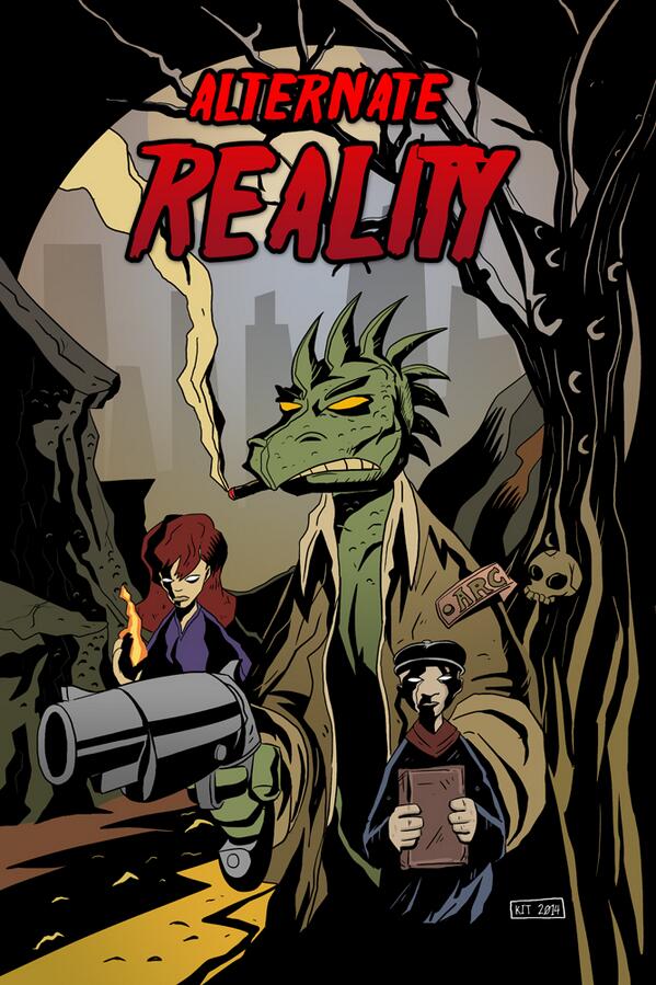 rabbleboy's tweet photo. Got motivated by #FCBD #FCBD2014 and created something for a local comic shop. Inspired by @artofmmignola http://t.co/vcclS6P7L2