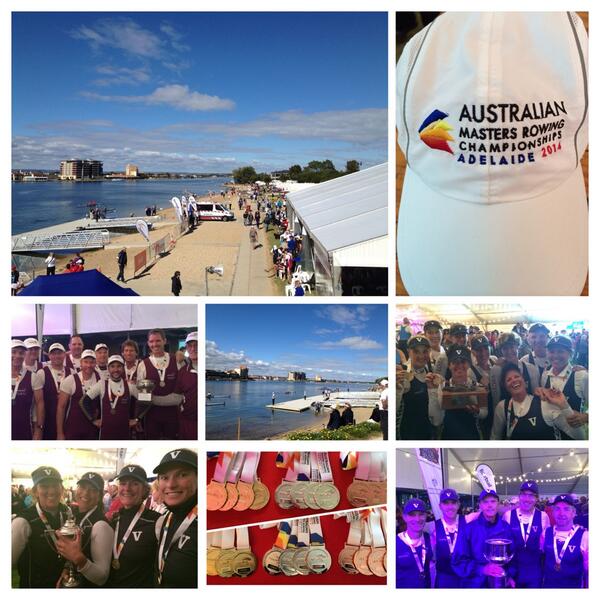 Thank you to everyone who came to compete at #AMRC2014! Thank you also to hosts <a href="/SARowing/">RowingSA</a>! #rowing #masters
