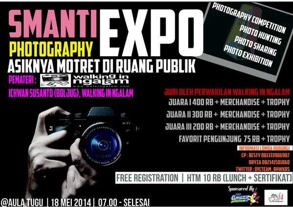Tommorrow!OsisBhawikarsu w/ ICTeam | SPE | Photo Hunting,Exhibition,Workshop+Competition | HTM 10k |  <a href="/AkuDanMalangku/">Pameran Fotografi</a>